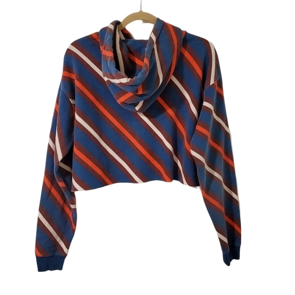 Out From Under Striped Cropped Hoodie - Picture 3 of 12